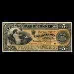 Canada, Canadian Bank of Commerce, 5 dollars : January 2, 1892