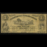 Canada, Commercial Bank of Canada, 1 dollar : January 2, 1857