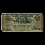 Canada, Bank of Montreal, 2 dollars : January 3, 1859