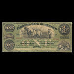 Canada, Farmers Bank of Rustico, 1 dollar : January 2, 1872