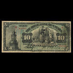 Canada, Home Bank of Canada, 10 dollars : March 1, 1904