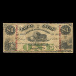 Canada, Union Bank of Prince Edward Island, 1 dollar : January 1, 1872