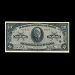 Canada, Provincial Bank of Canada, 10 dollars : January 2, 1935