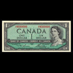 Canada, Bank of Canada, 1 dollar : 1954