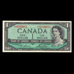 Canada, Bank of Canada, 1 dollar : 1954