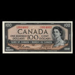 Canada, Bank of Canada, 100 dollars <br /> 1954