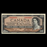 Canada, Bank of Canada, 100 dollars : 1954