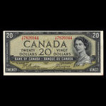 Canada, Bank of Canada, 20 dollars : 1954