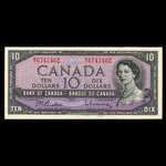 Canada, Bank of Canada, 10 dollars : 1954