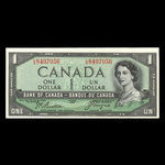 Canada, Bank of Canada, 1 dollar <br /> 1954