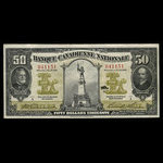 Canada, Banque Canadienne Nationale, 50 dollars : February 1, 1925