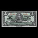 Canada, Bank of Canada, 1 dollar <br /> January 2, 1937