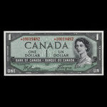 Canada, Bank of Canada, 1 dollar : 1954