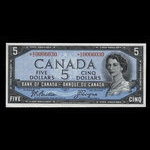 Canada, Bank of Canada, 5 dollars : 1954