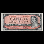 Canada, Bank of Canada, 2 dollars <br /> 1954