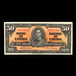 Canada, Bank of Canada, 50 dollars : January 2, 1937