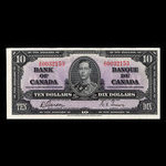 Canada, Bank of Canada, 10 dollars <br /> January 2, 1937