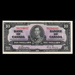 Canada, Bank of Canada, 10 dollars : January 2, 1937