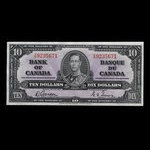 Canada, Bank of Canada, 10 dollars : January 2, 1937