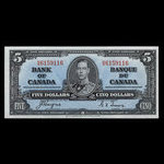 Canada, Bank of Canada, 5 dollars : January 2, 1937