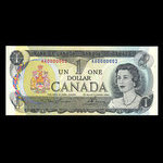 Canada, Bank of Canada, 1 dollar <br /> 1973