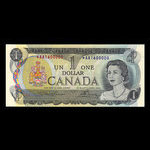 Canada, Bank of Canada, 1 dollar <br /> 1973