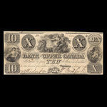 Canada, Bank of Upper Canada (York), 10 dollars : January 1, 1838