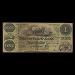 Canada, Ontario Bank, 1 dollar : August 15, 1861