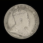 Canada, Edward VII, 5 cents : 1910