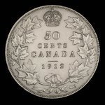 Canada, George V, 50 cents : 1912