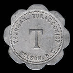 Canada, Thurman ,Tobacconist, 25 cents : 1923