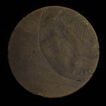 Canada, unknown, 1/2 penny : 1820