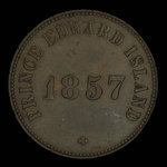 Canada, George Davies, 1/2 penny : 1857