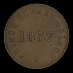 Canada, George Davies, 1/2 penny : 1857