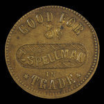 Canada, T. Spellman, 5 cents : 1887