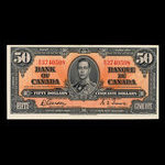 Canada, Bank of Canada, 50 dollars : January 2, 1937