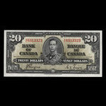 Canada, Bank of Canada, 20 dollars <br /> January 2, 1937