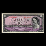 Canada, Bank of Canada, 10 dollars : 1954