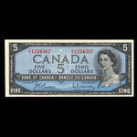 Canada, Bank of Canada, 5 dollars <br /> 1954