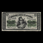 Canada, Dominion of Canada, 25 cents <br /> March 1, 1870