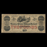 Canada, Bank of Prince Edward Island, 2 pounds : January 1, 1863