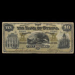 Canada, Bank of Ottawa (The), 10 dollars : January 2, 1903