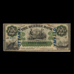 Canada, Quebec Bank, 2 dollars : January 2, 1863