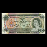 Canada, Bank of Canada, 20 dollars <br /> 1969