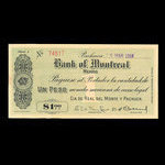 Mexico, Bank of Montreal, 1 peso : March 18, 1915