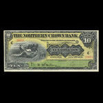 Canada, Northern Crown Bank, 10 dollars : July 2, 1908