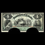 Canada, Dominion of Canada, 4 dollars <br /> January 2, 1902