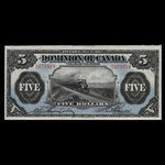 Canada, Dominion of Canada, 5 dollars <br /> May 1, 1912