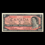 Canada, Bank of Canada, 2 dollars <br /> 1954