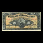 Canada, Standard Bank of Canada, 10 dollars : January 2, 1924